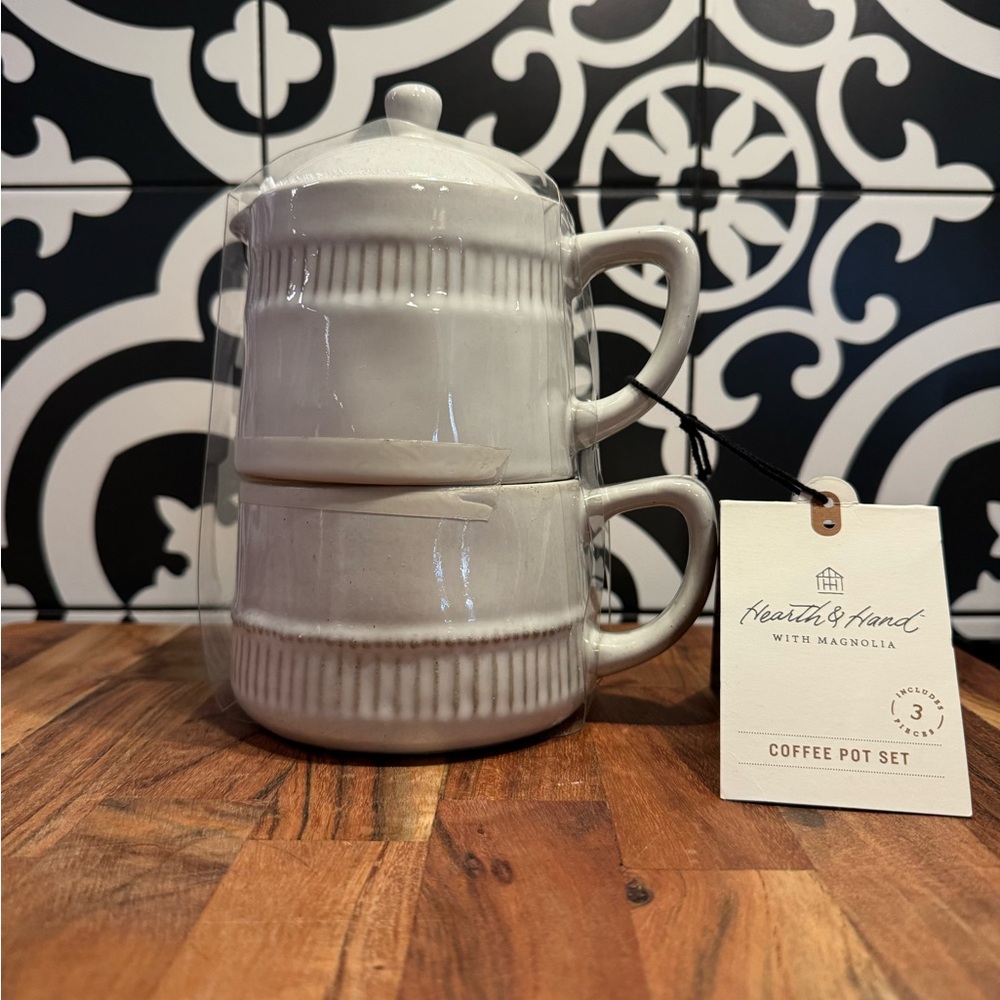 Hearth and Hand 3 Piece Coffee Set